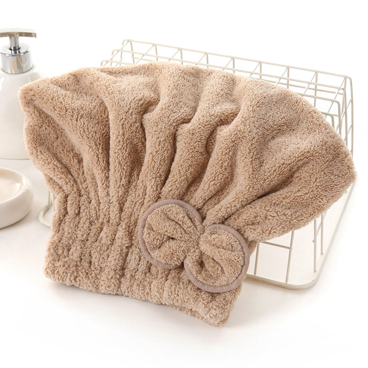 1Pc Microfiber Hair Drying Tow - Head Wrap Turban avis et prix