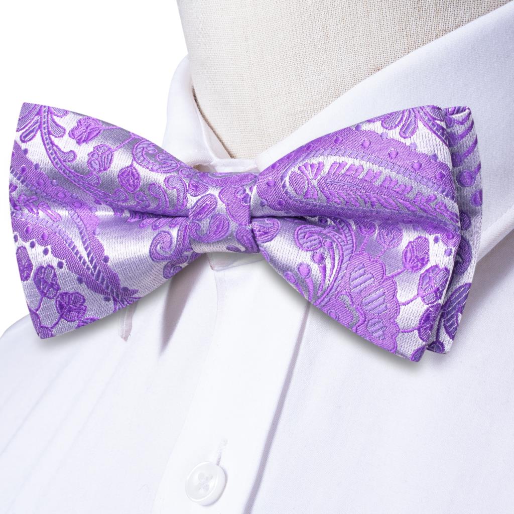 Purple Lilac Lavender Pansy Vi - Bow Tie Pre Tied avis et prix
