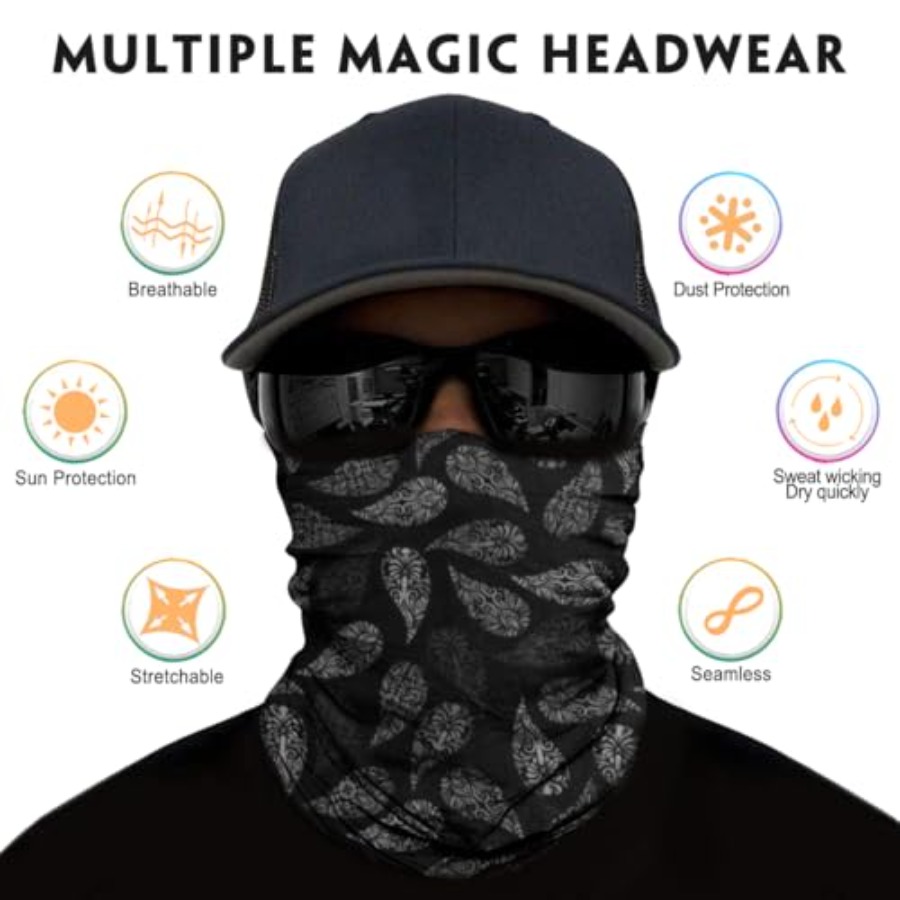 Neck Gaiter for Men Women Head - Face Scarf Mask avis et prix