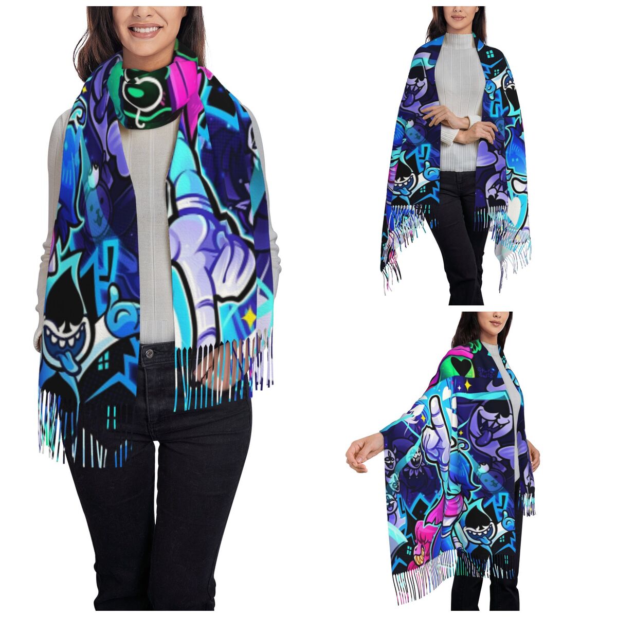 Deltarunes  Shawl Wraps Womens - Pashmina Wrap Large avis et prix