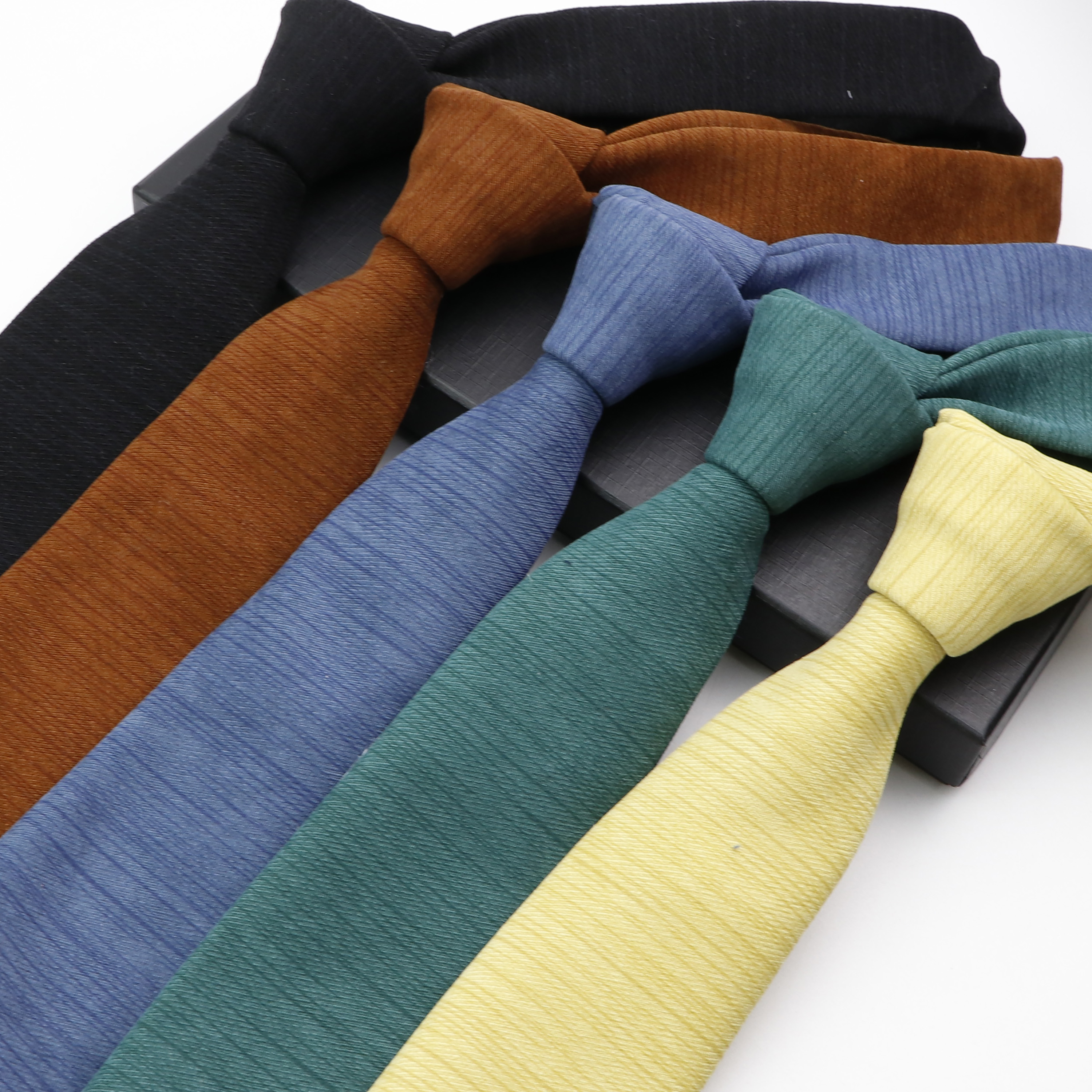 Men's Soft Downy Suede Tie Sol - Skinny Tie Men avis et prix