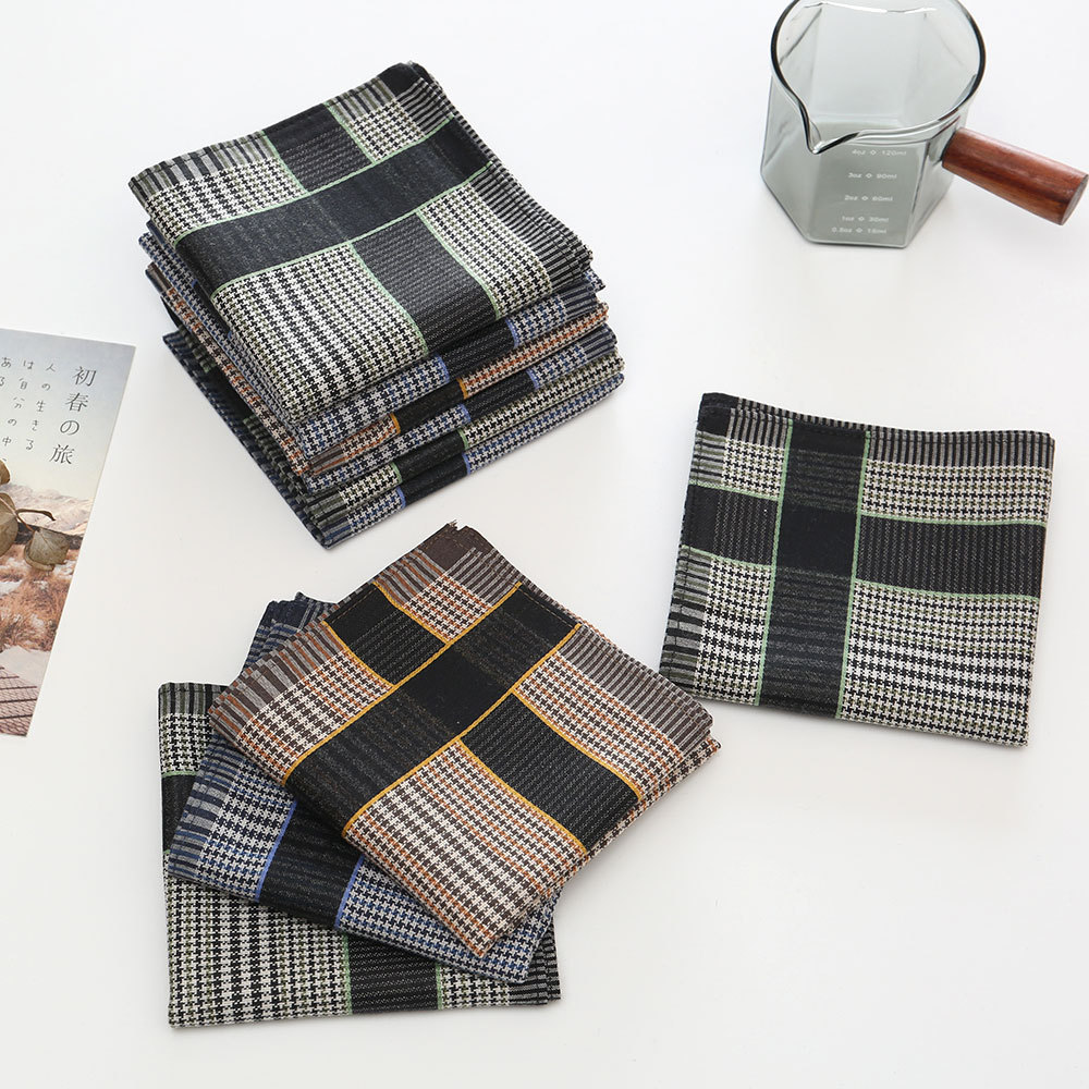 3/6/12 Pcs Men's Pure Cotton H - Handkerchief Cotton Men avis et prix