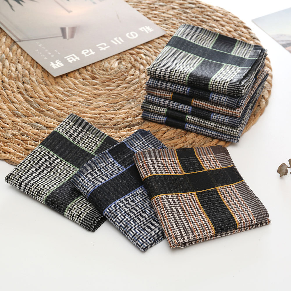 3/6/12 Pcs Men's Pure Cotton H - Handkerchief Cotton Men avis et prix