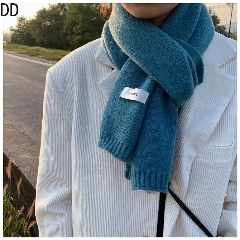 Simple Chic Solid Soft Scarf A - Muffler Men Wool avis et prix