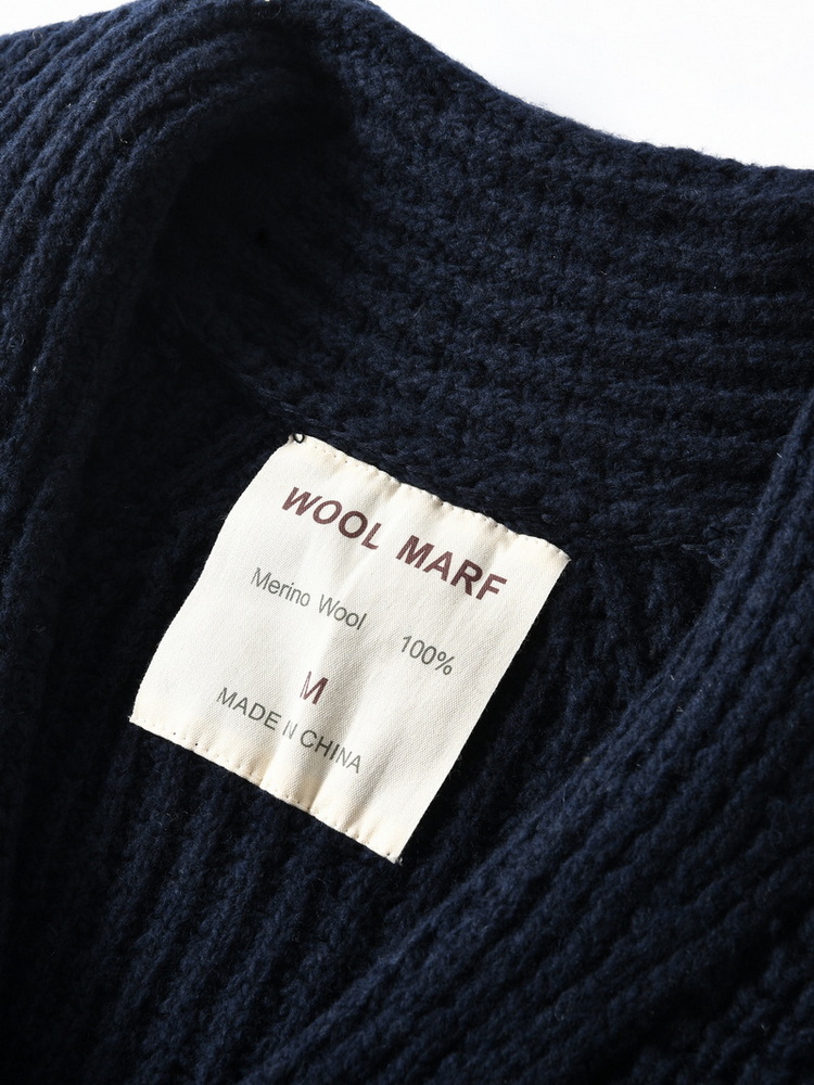Eu Vintage 100% Wool Chunky Kn - Muffler Men Wool avis et prix