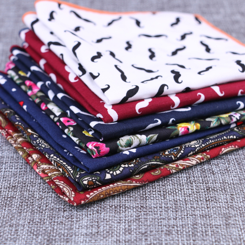 Fashion Cotton Pocket Square F - Handkerchief Cotton Men avis et prix