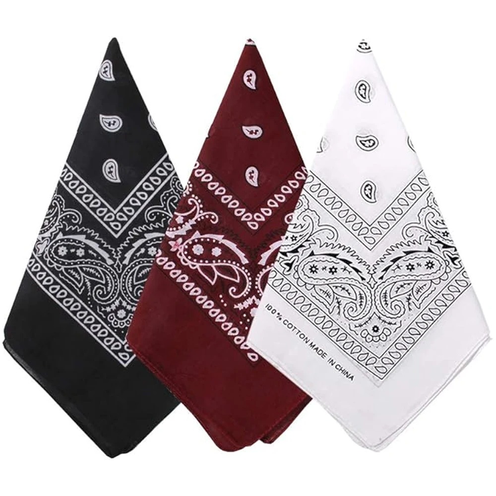 Unisex Men Women Bandana Hairb - Handkerchief Cotton Men avis et prix