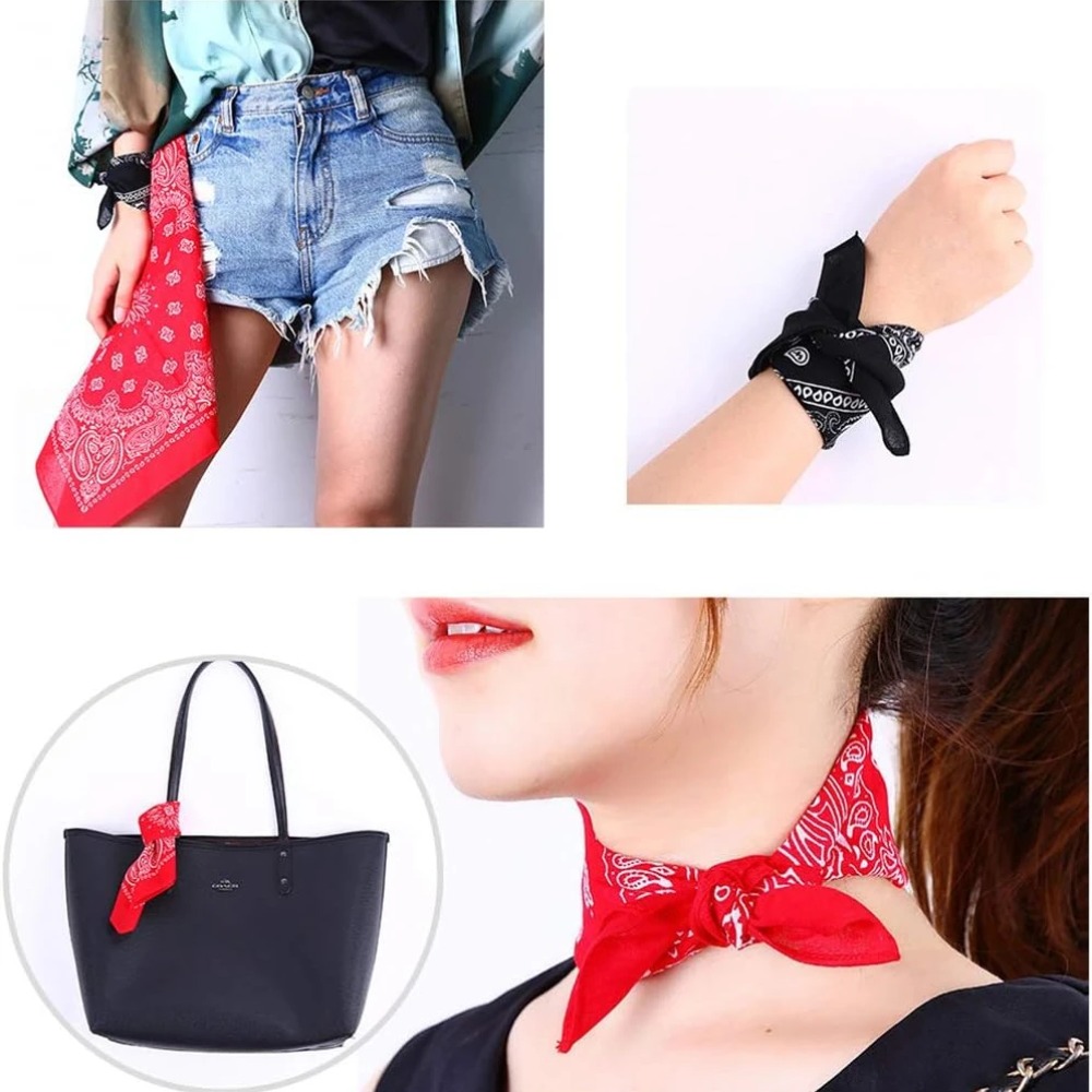 Unisex Men Women Bandana Hairb - Handkerchief Cotton Men avis et prix