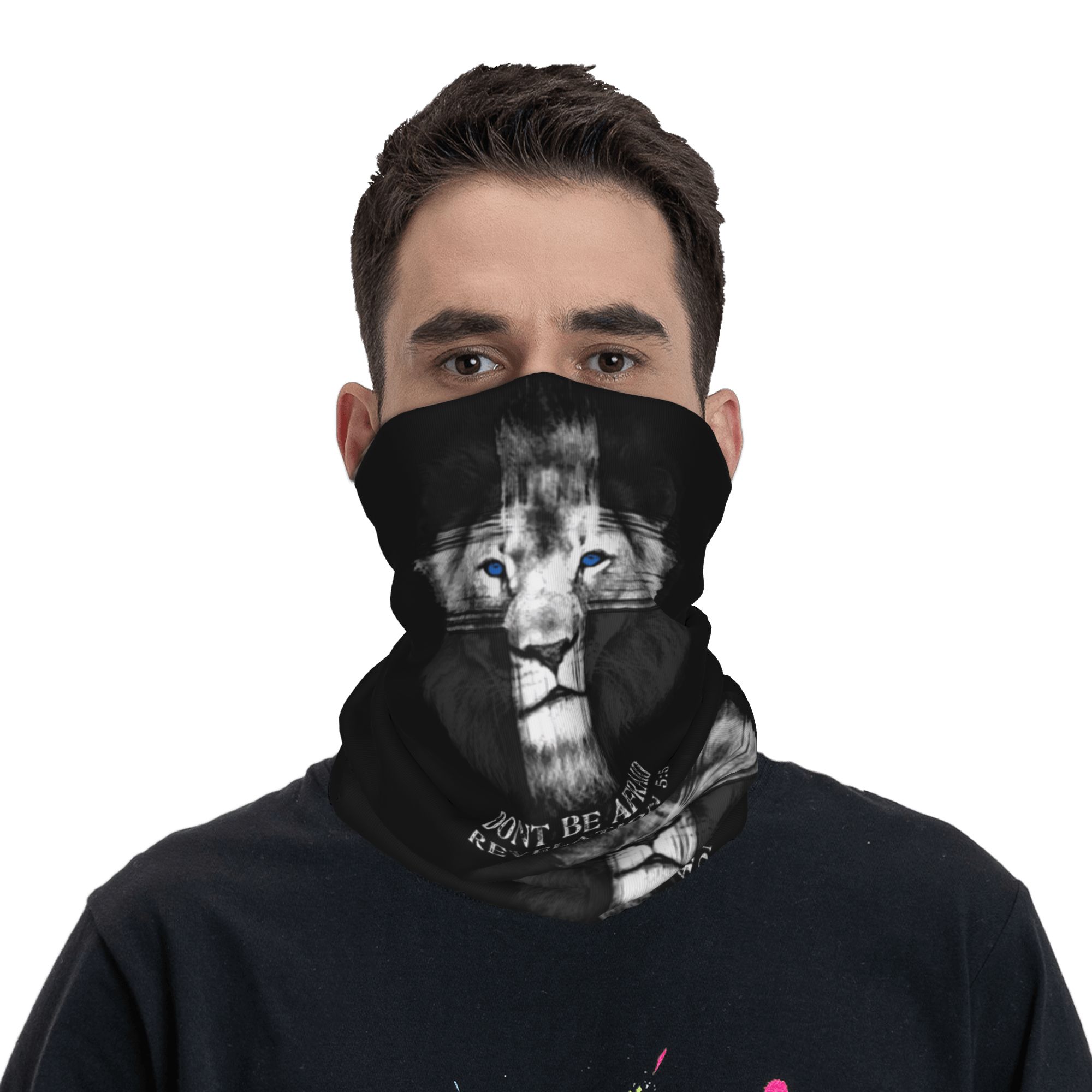 Custom Cool Lion Of Judah Jesu - Neck Warmer Tube avis et prix