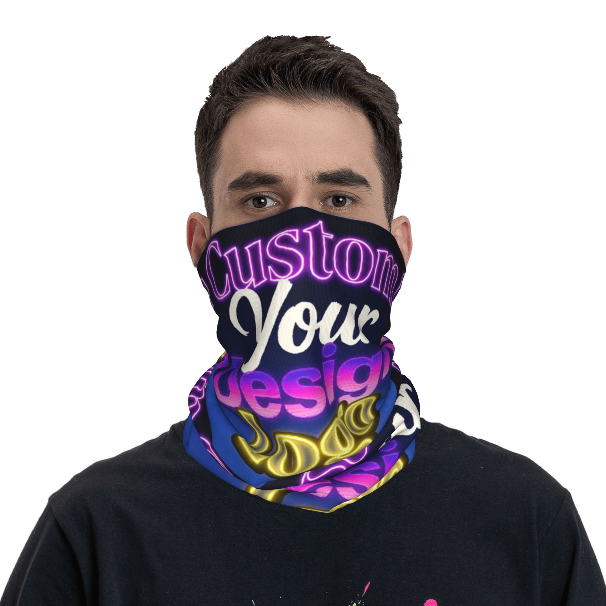Custom Custom Your Design Logo - Neck Warmer Tube avis et prix