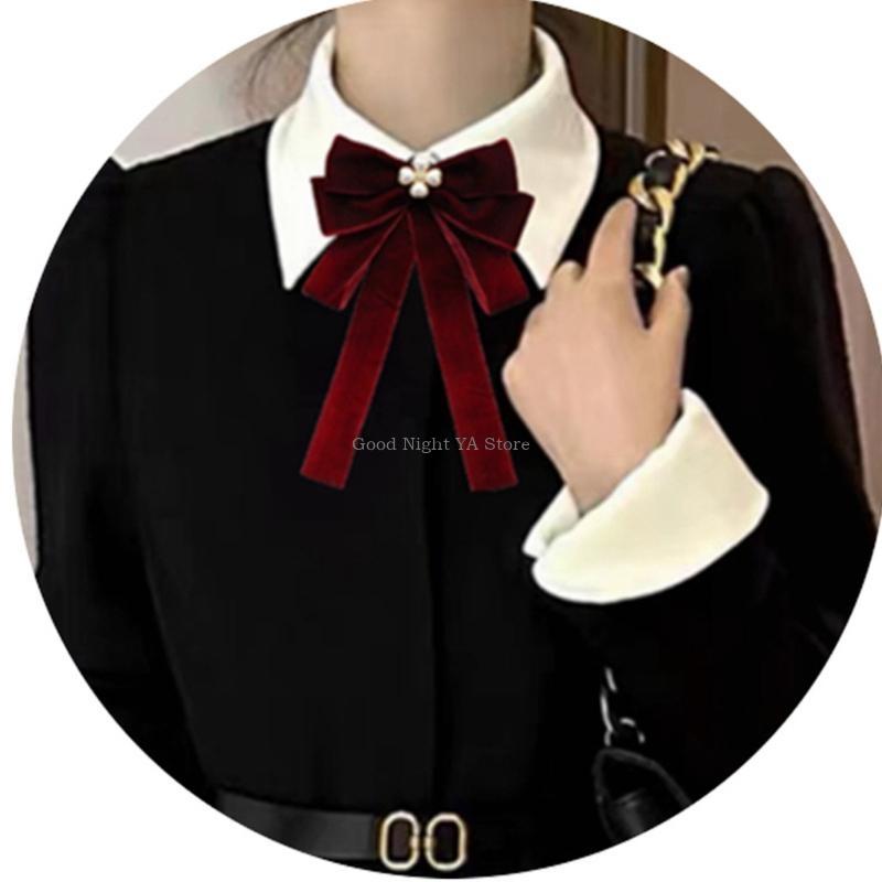 Luxurious Velvets Bows Tie for - Bow Tie Pre Tied avis et prix