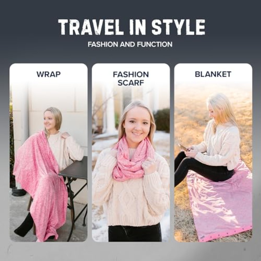 Infinity Travel Scarf Loop wit - Infinity Scarf Knit avis et prix