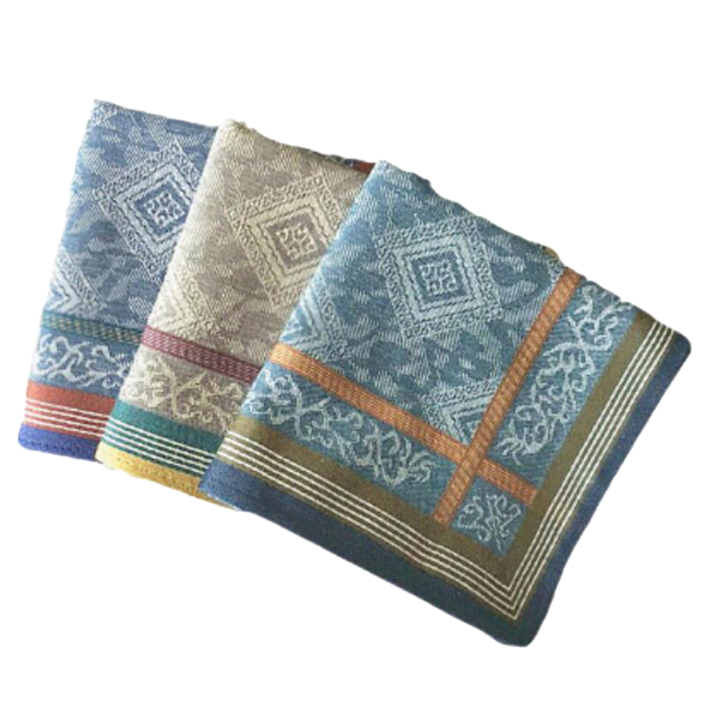 3pcs Classic Mens Plaid Handke - Handkerchief Cotton Men avis et prix