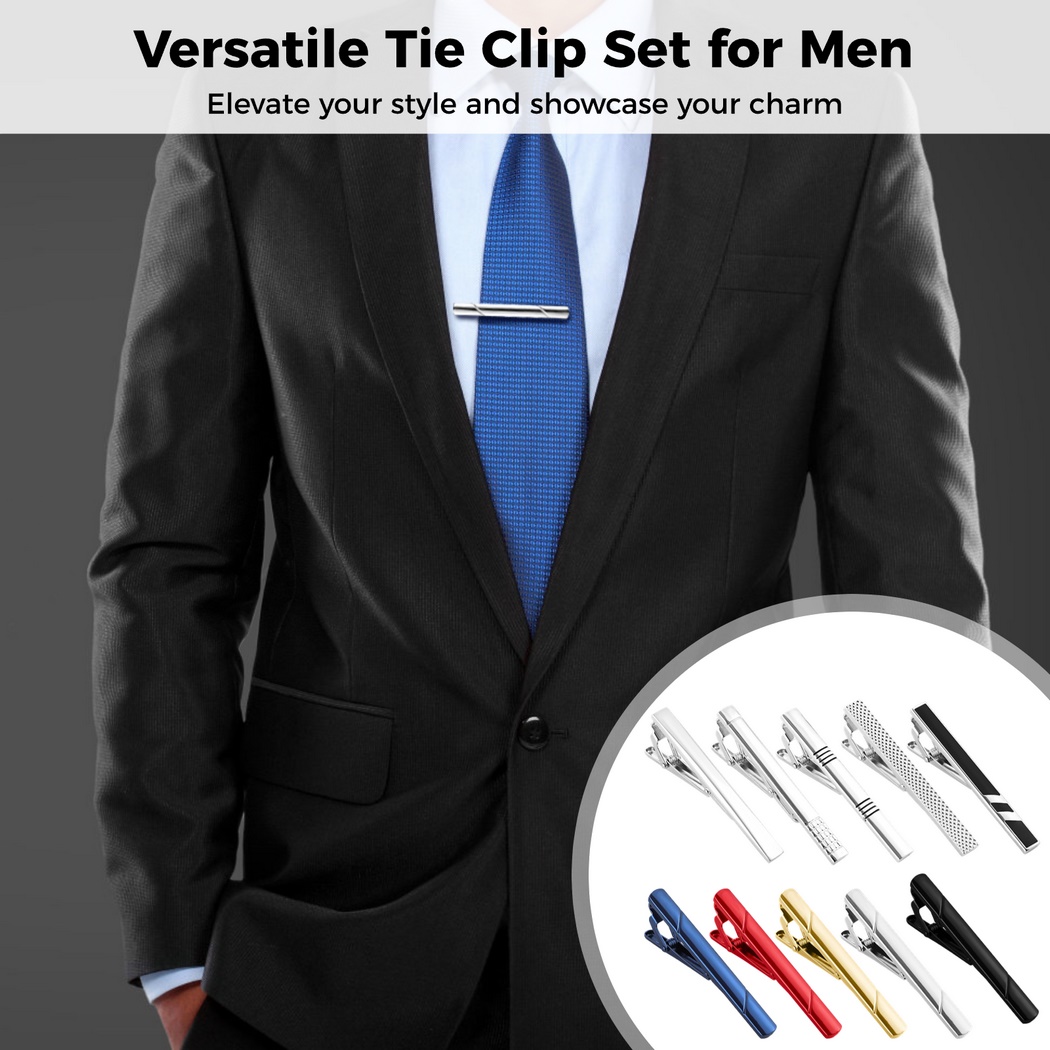 10Pcs Tie Clips Tie Clip Set F - Tie Bar Set Gift avis et prix