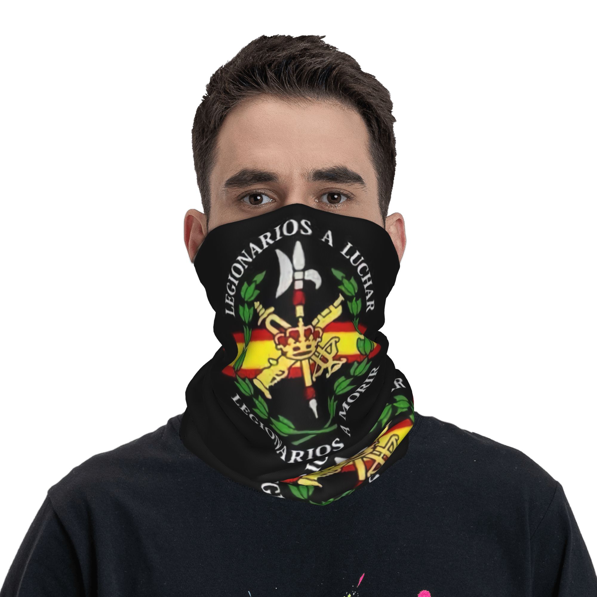 Custom Spanish Legion Bandana  - Neck Warmer Tube avis et prix