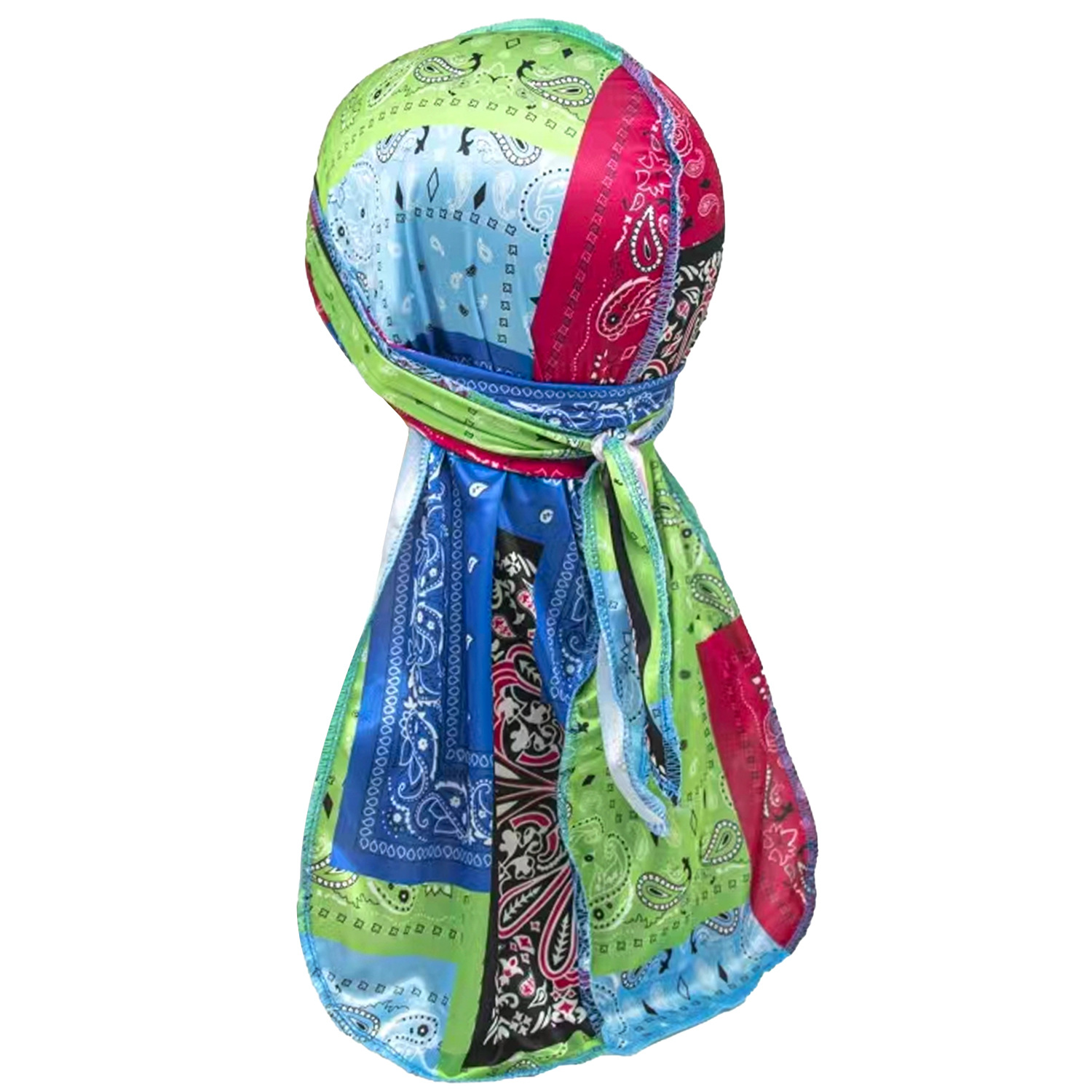 Paisley Printing Silky Durags  - Bandana Doo Rag avis et prix