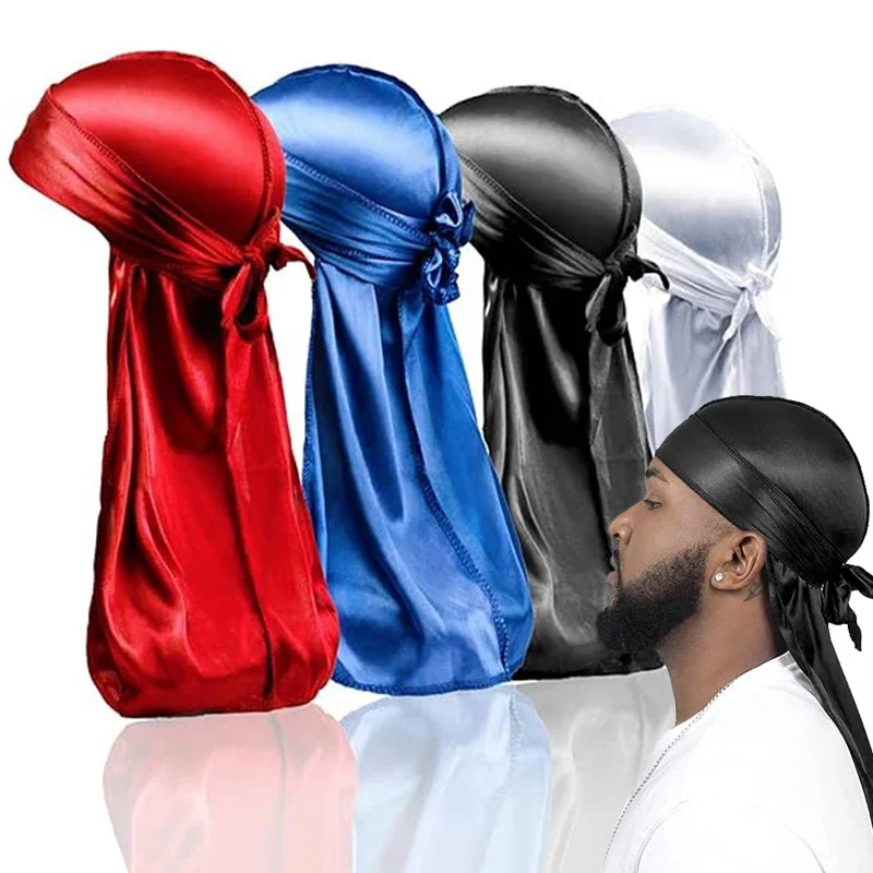 New silk Durag Bandana Turban  - Bandana Doo Rag avis et prix