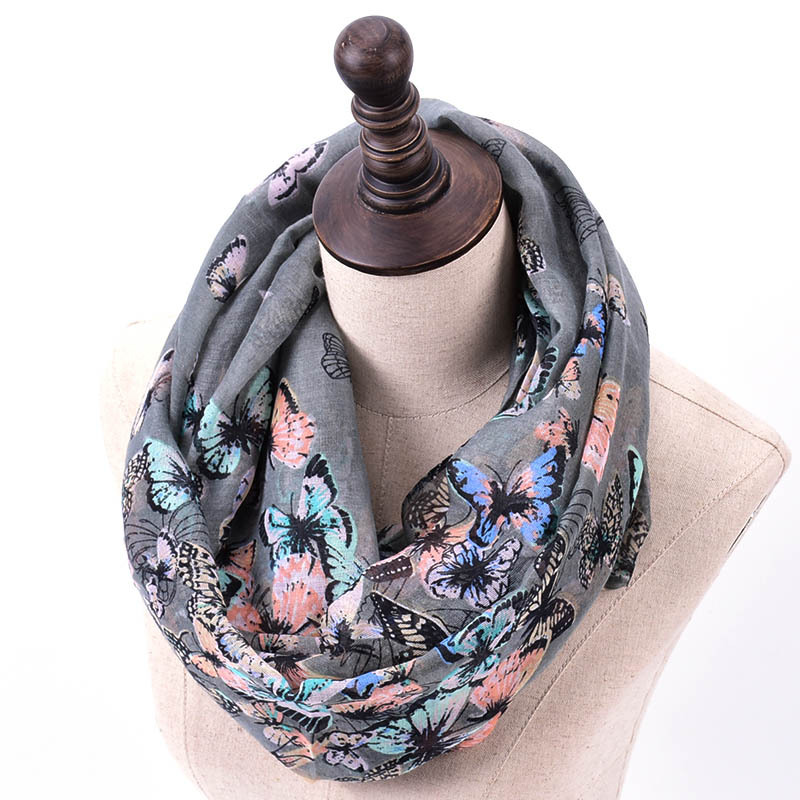 2022 New Fashion Butterfly Pri - Infinity Scarf Knit avis et prix