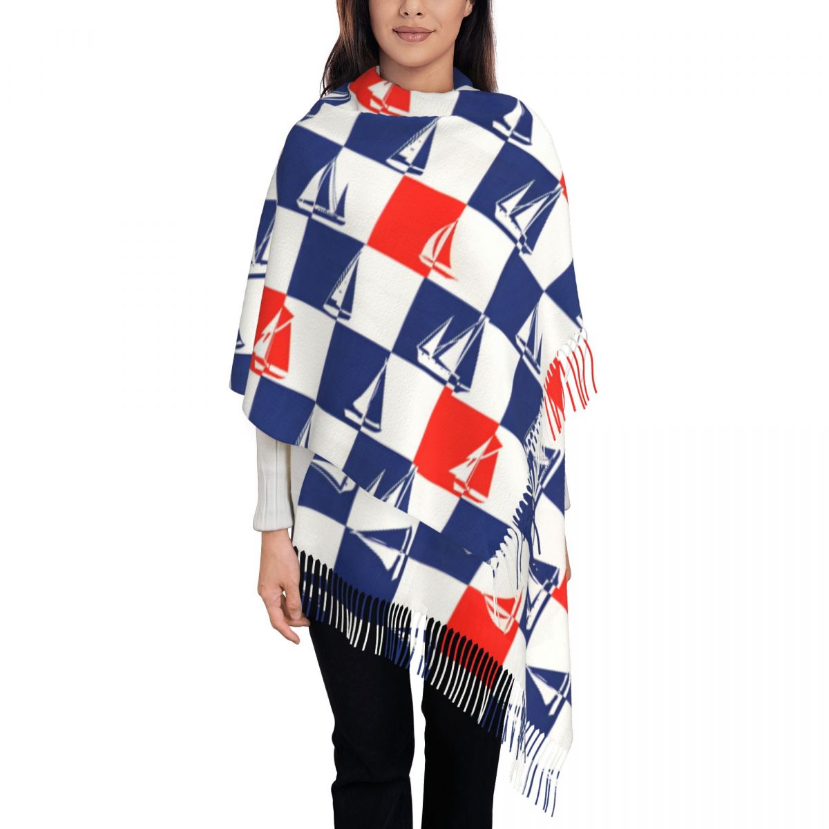 Sailing Ship Ocean Scarf Fall  - Pashmina Wrap Large avis et prix