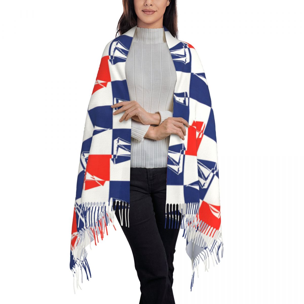 Sailing Ship Ocean Scarf Fall  - Pashmina Wrap Large avis et prix