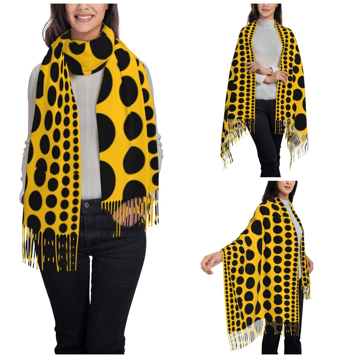 Infinity Polka Dots Scarf for  - Infinity Scarf Knit avis et prix