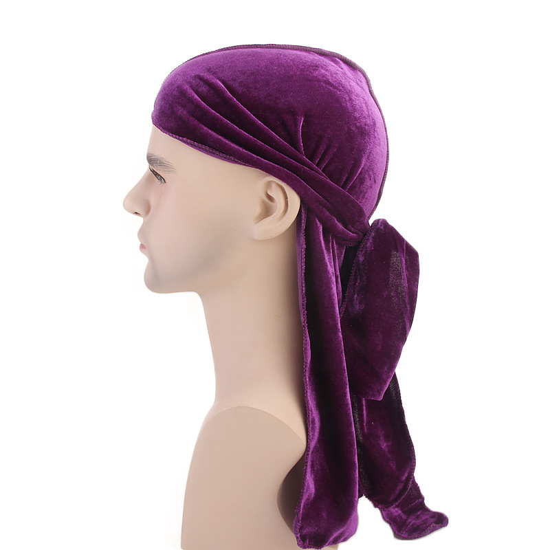 New Luxury Men's Velvet Durags - Bandana Doo Rag avis et prix