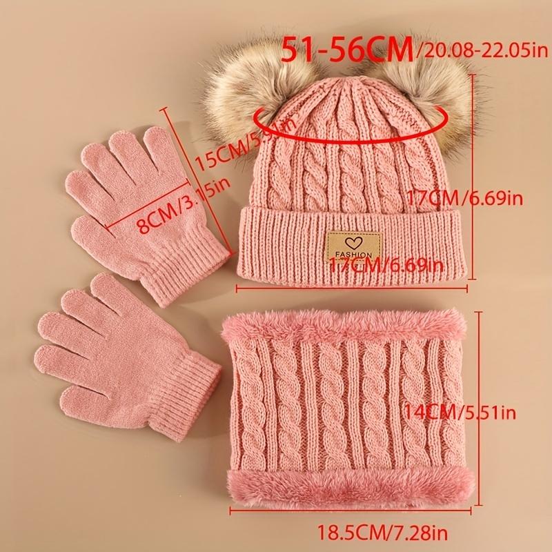 Toddler Kids Pom Pom Decor Bea - Infinity Scarf Knit avis et prix
