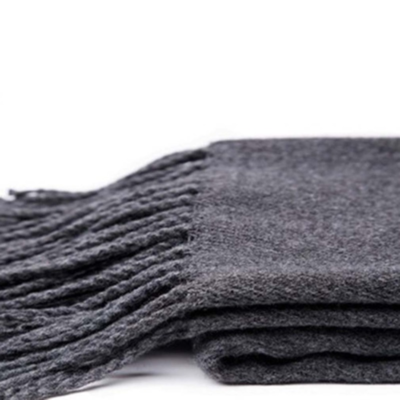 Autumn And Winter Solid Color  - Muffler Men Wool avis et prix