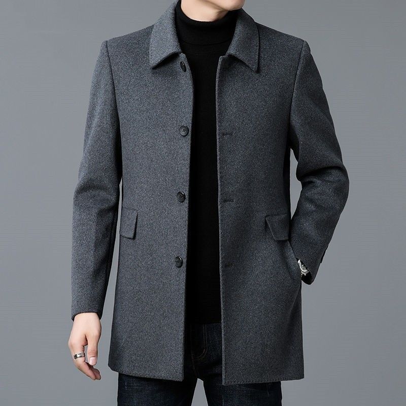 Wool Blend Coat White Mans Sha - Muffler Men Wool avis et prix