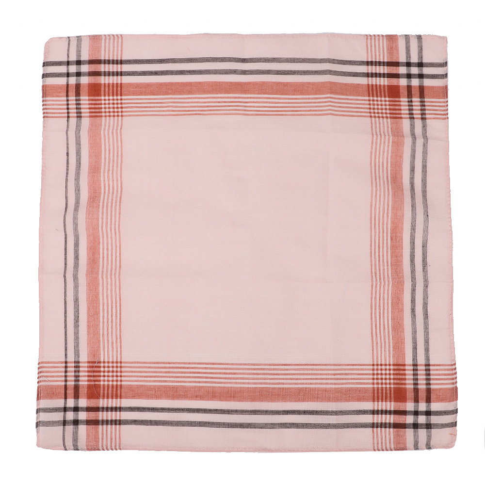 6pcs Men's Mixed Color Plaid S - Handkerchief Cotton Men avis et prix