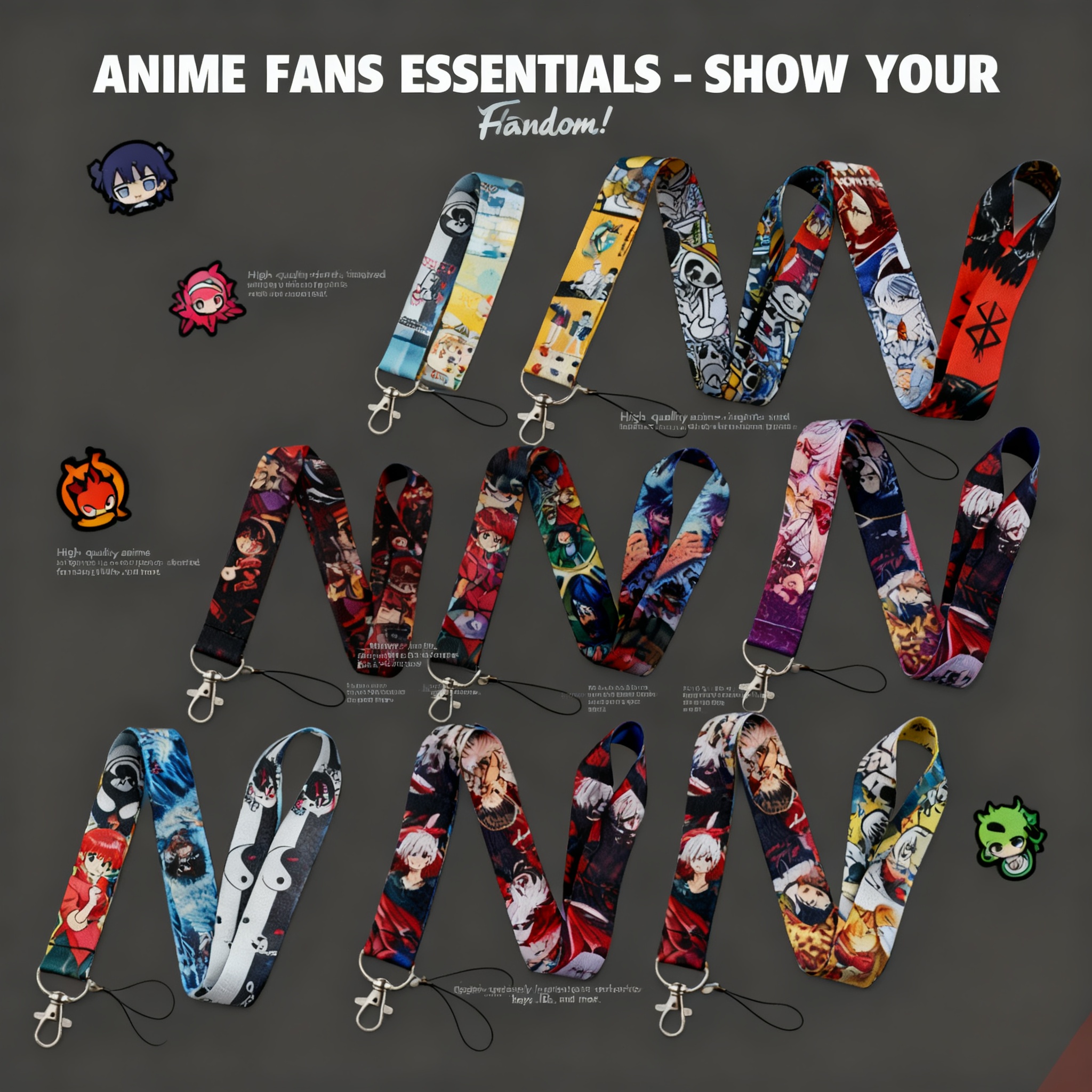 Anime Lanyard Neck Strap For I - Lanyard Badge Holder avis et prix