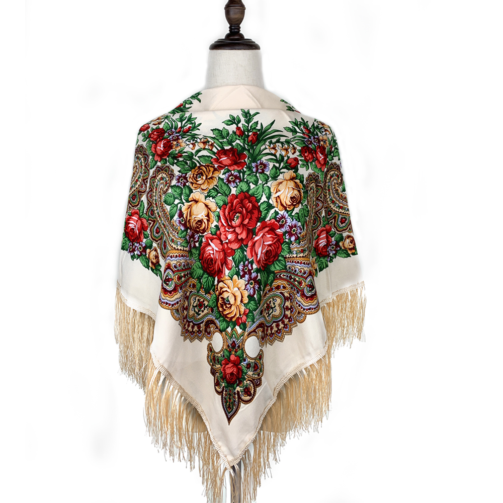 115*115cm Luxury Floral Print  - Bandana Cotton avis et prix