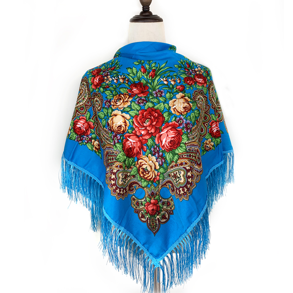115*115cm Luxury Floral Print  - Bandana Cotton avis et prix