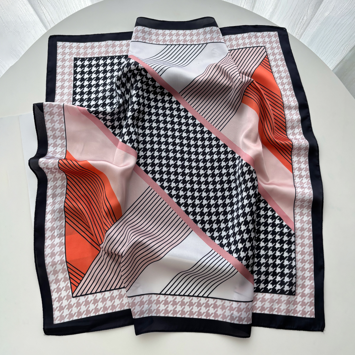 New Printed Square Scarf For W - Silk Neck Scarf avis et prix