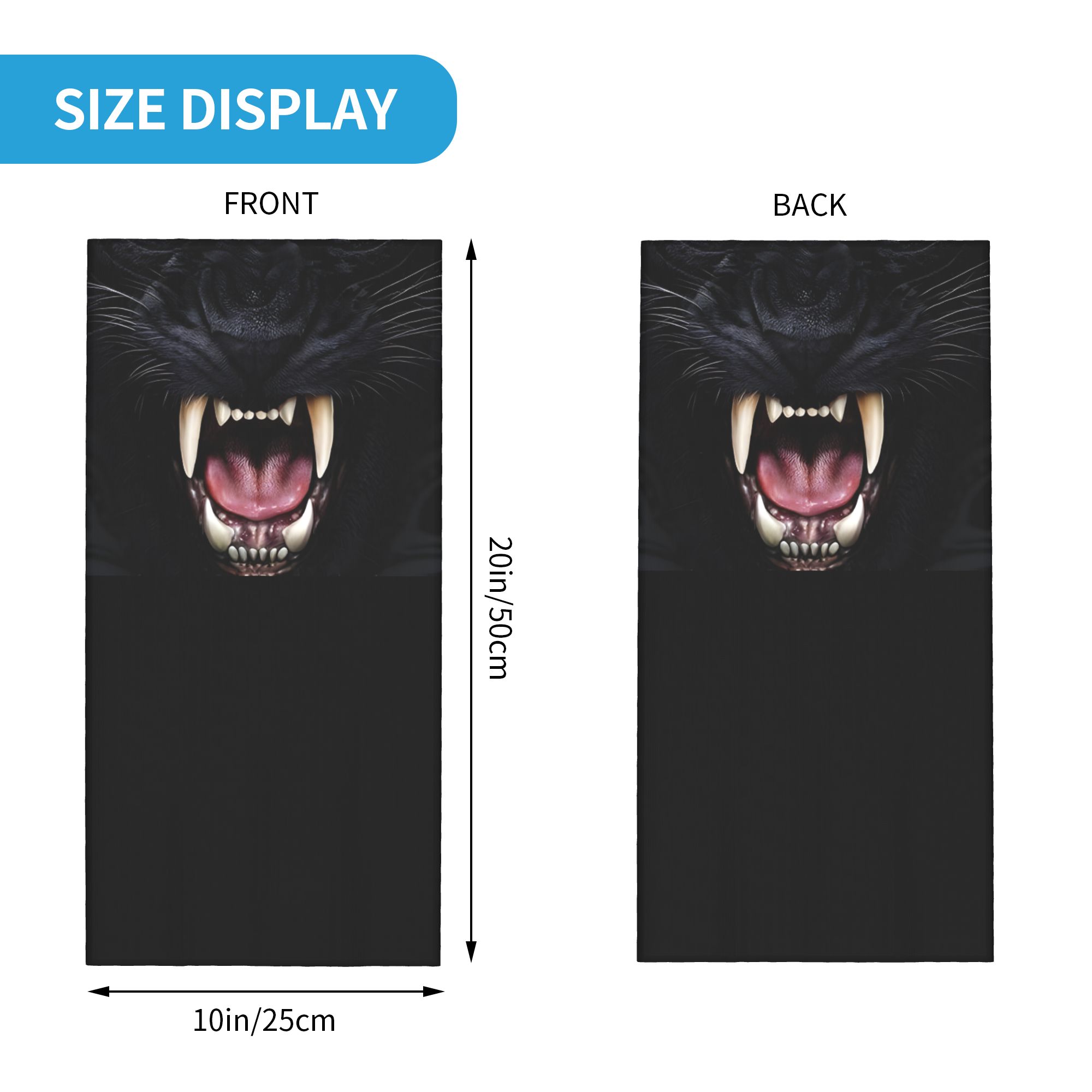 Custom Black Panther Animal He - Neck Warmer Tube avis et prix