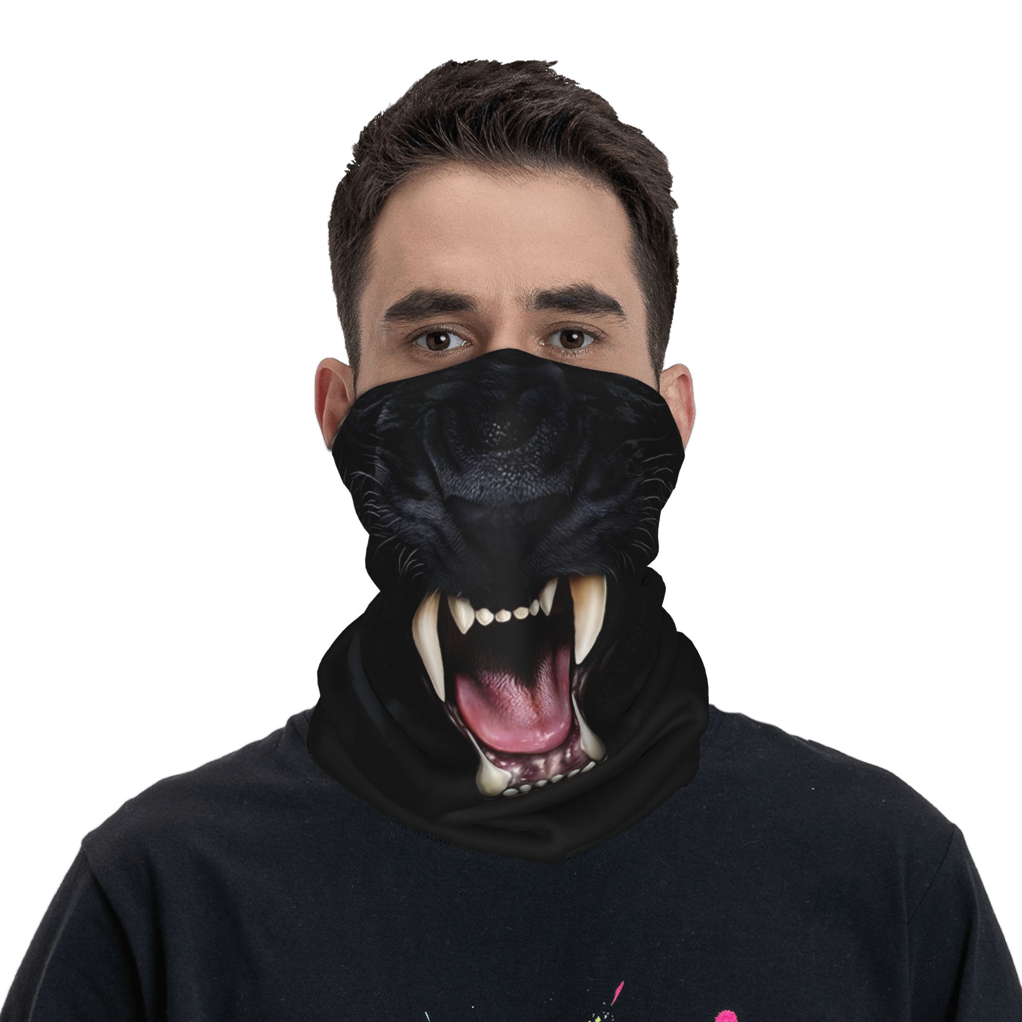Custom Black Panther Animal He - Neck Warmer Tube avis et prix