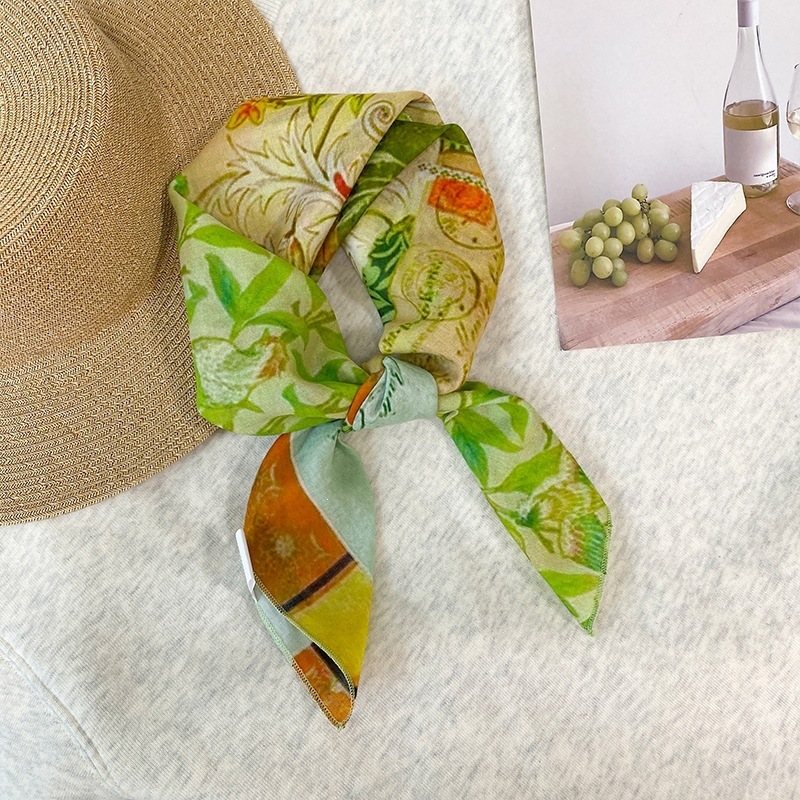 100% Cotton Square Scarf For W - Bandana Cotton avis et prix