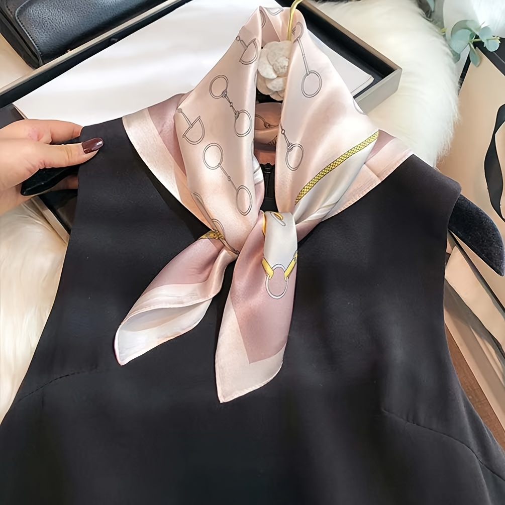 Luxury 100% Pure Silk Square S - Silk Neck Scarf avis et prix