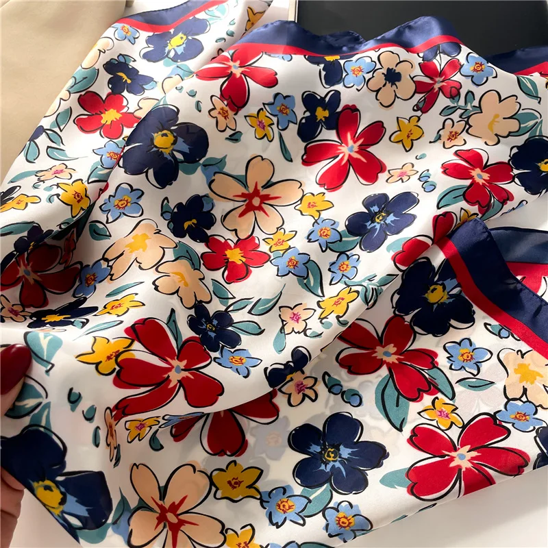 Luxury Square Scarf For Women  - Silk Neck Scarf avis et prix