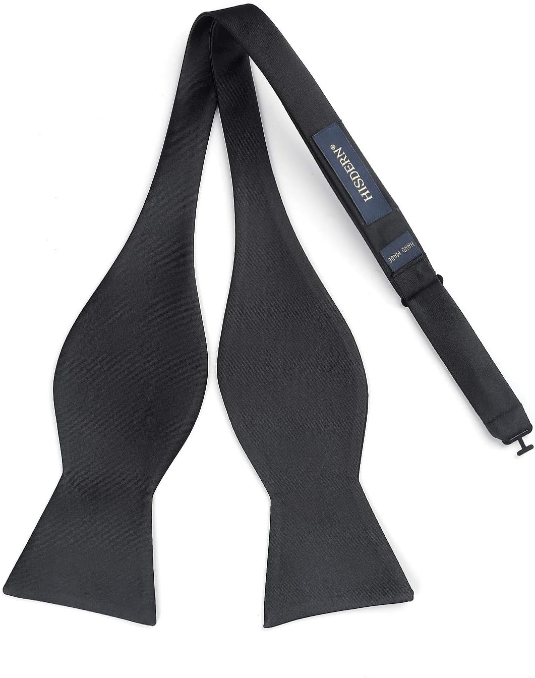 Solid Color Self Tie Bow Tie & - Pocket Square Set avis et prix