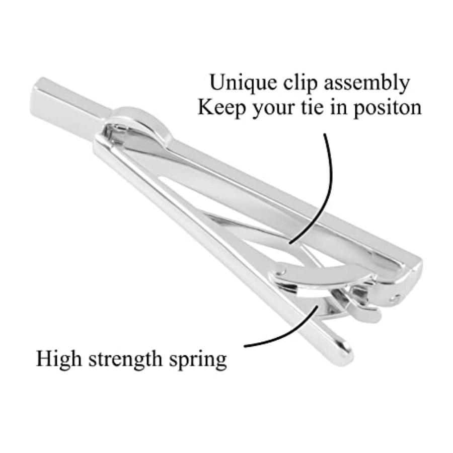 Tie Clips for Men 3Pcs Tie Bar - Tie Bar Set Gift avis et prix