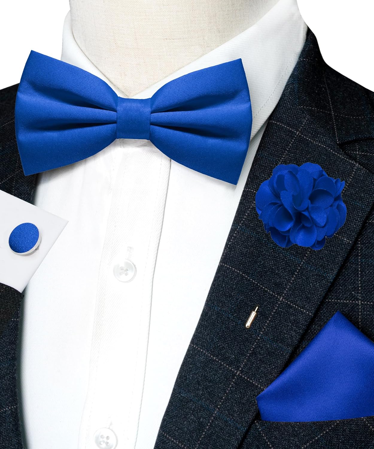 Pre-tied Bow Tie and Pocket Sq - Bow Tie Pre Tied avis et prix