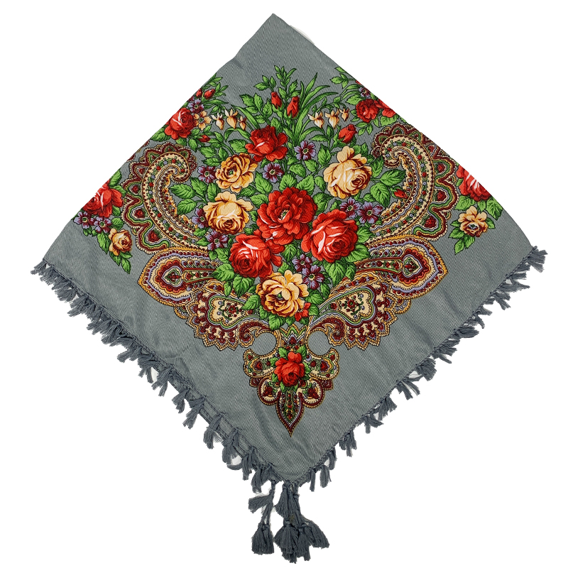 90*90cm WomenRussian Floral Sq - Bandana Cotton avis et prix