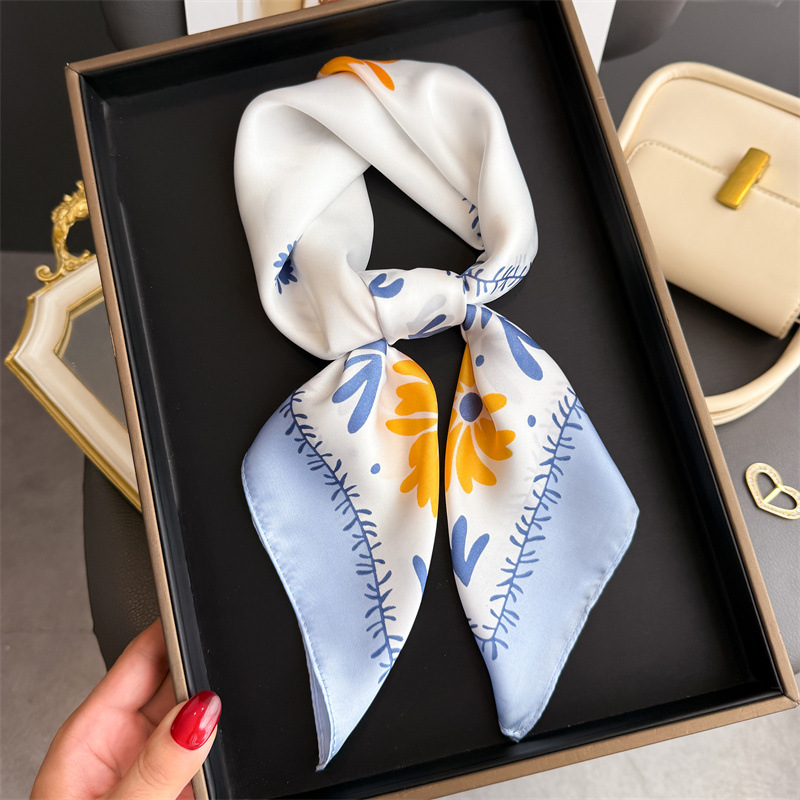 1Pc new printed fashion silk s - Silk Neck Scarf avis et prix