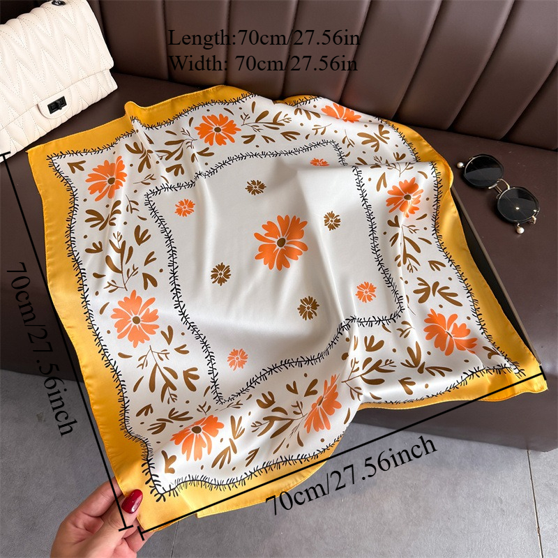 1Pc new printed fashion silk s - Silk Neck Scarf avis et prix