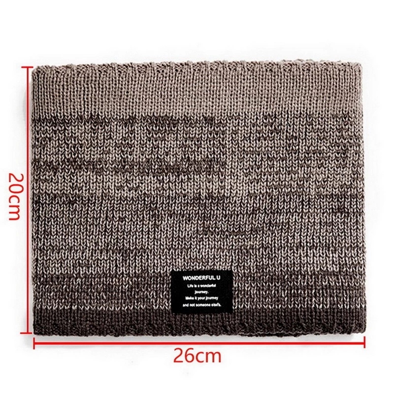 Winter Scarf for Men Fleece Ri - Handkerchief Cotton Men avis et prix