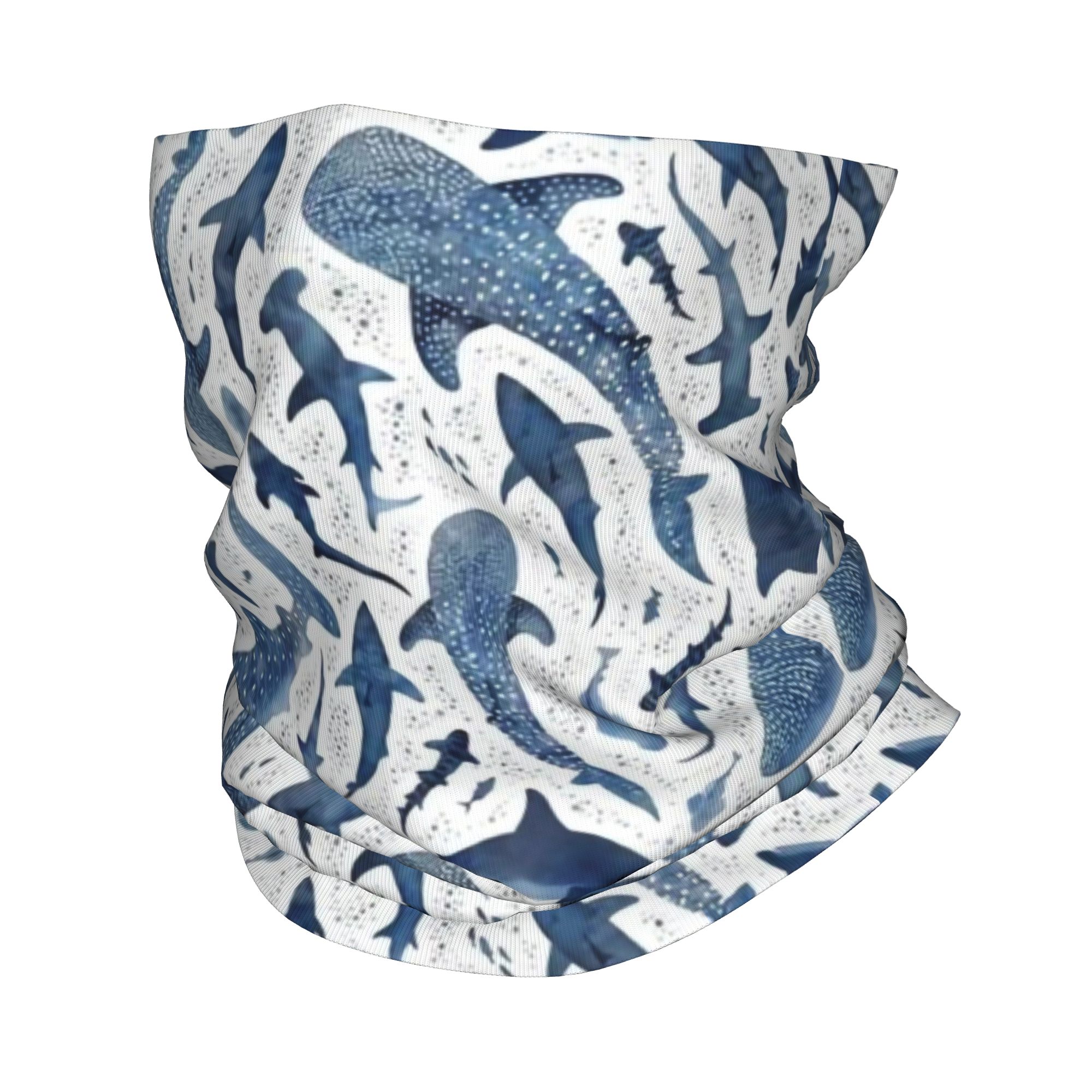 Custom Blue Watercolour Shark  - Neck Warmer Tube avis et prix