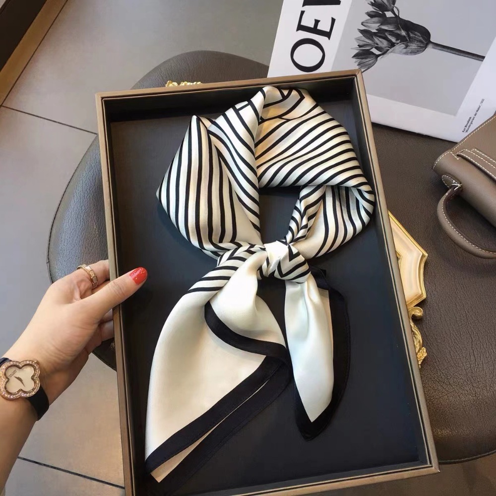 70×70cm Satin Square Scarf, Si - Silk Neck Scarf avis et prix