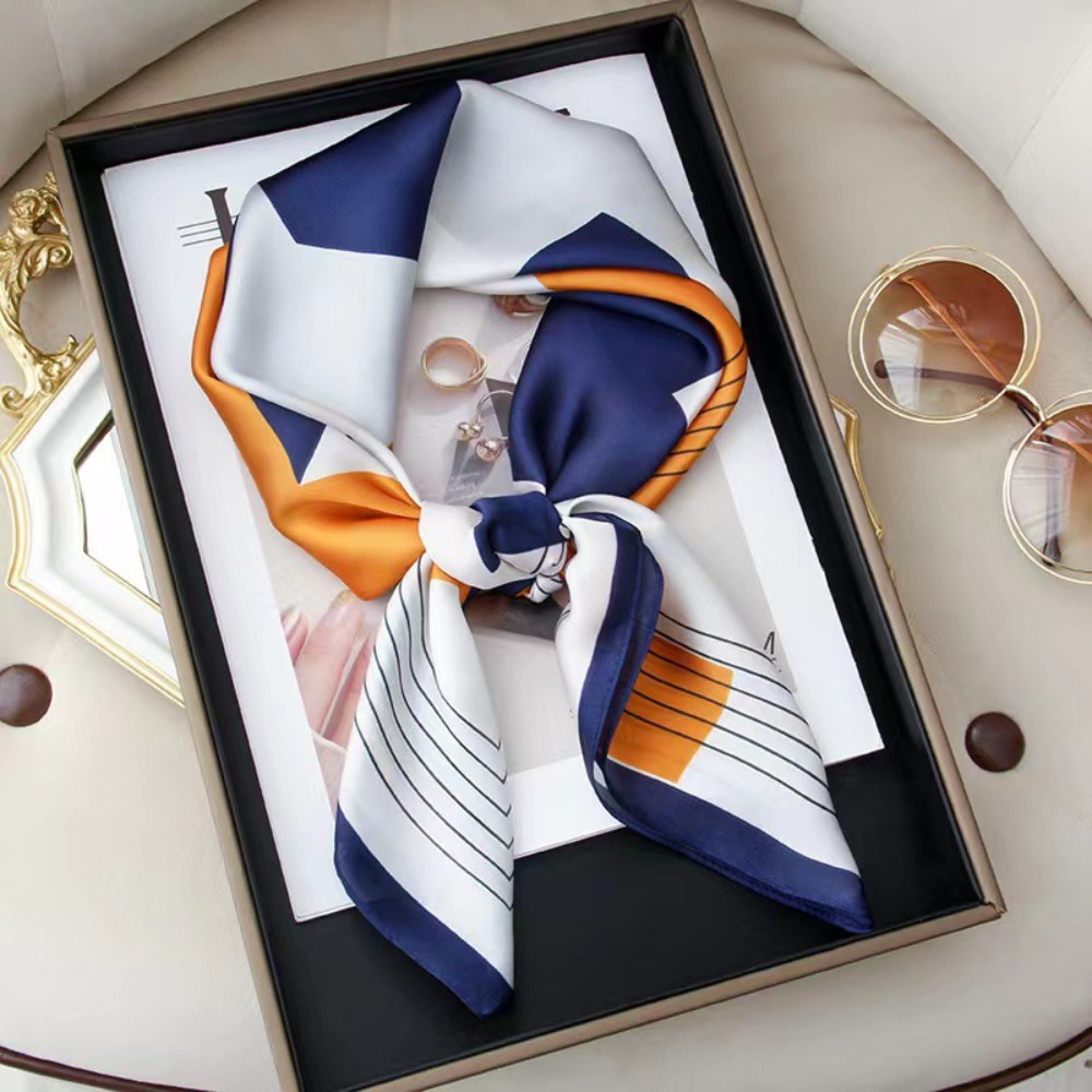 70×70cm Satin Square Scarf, Si - Silk Neck Scarf avis et prix
