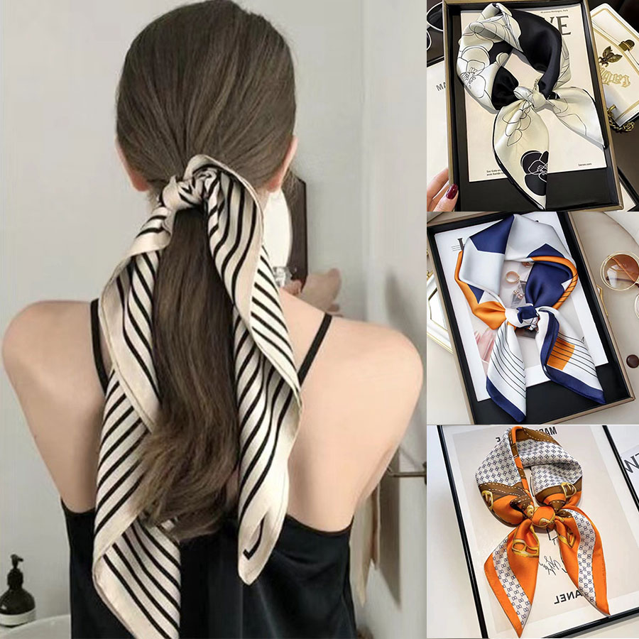 70×70cm Satin Square Scarf, Si - Silk Neck Scarf avis et prix